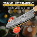 Premium Japanese VG10 Damascus Kitchen Knife with Olive Wood Handle Stainless Damascus Steel Chef Knife