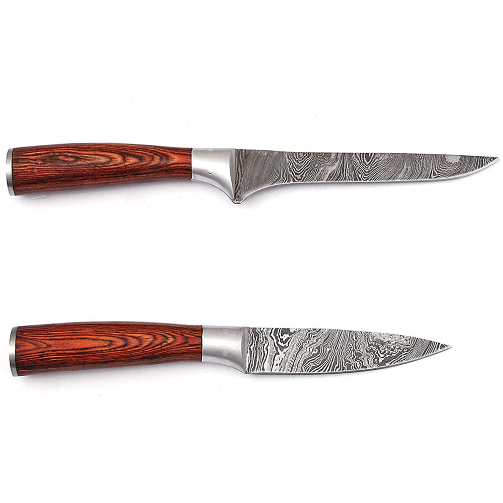 Professional 67 Layers Damascus Steel Chef Kitchen Knives Custom Chef Set Cooking Luxury Knife Set