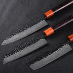New Arrival Handmade High Carbon Steel Damascus Steel Kitchen Knife Set