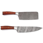 Professional 67 Layers Damascus Steel Chef Kitchen Knives Custom Chef Set Cooking Luxury Knife Set